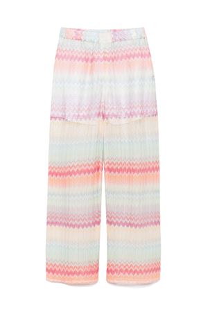 multicolor cotton trousers MISSONI KIDS | MW6B90Q0077700FU